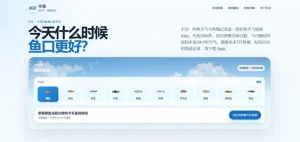 钓鱼辅助与出钓记录工具，钓鱼佬必备