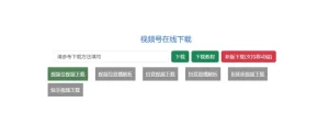 视频号在线下载