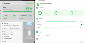 GreenRam - macOS 自动内存清理工具