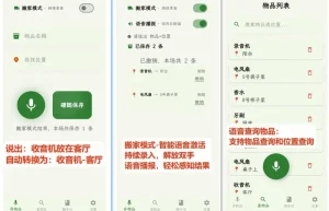 语音物品管理与闪念胶囊应用