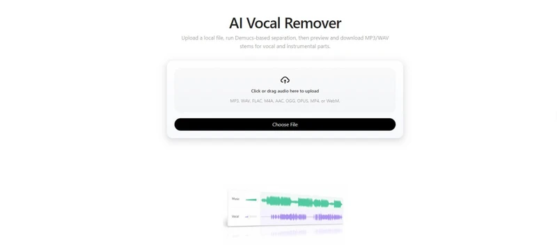 AI Vocal Remover