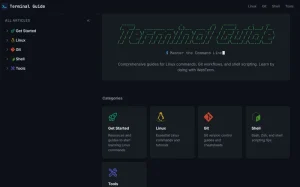 Terminal Guide-学习命令行操作的在线指南网站