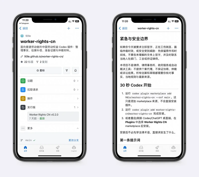 劳动权益codex插件