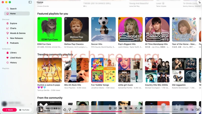 Kaset - 一个原生的 YouTube Music YouTube macOS 客户端