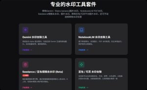 AI 图片视频水印去除网站