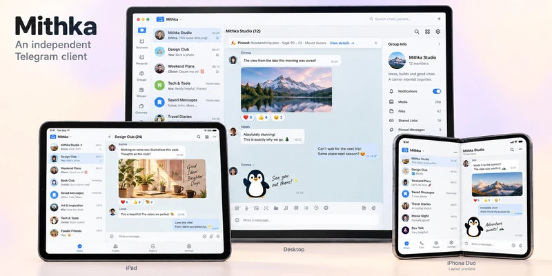 Mithka一个 QQ 风味的第三方 Telegram 客户端