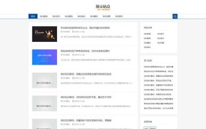 SEO教程资讯类网站pbootcms模板 SEO博客优化网站源码下载(自适应手机端)响应式