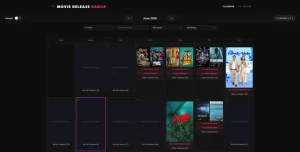 Movie Release Radar电影上映时间追踪网站