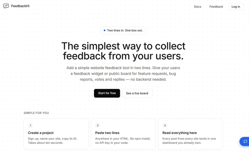 FeedbackHi