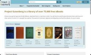 全球最早、最大的公益性数字图书馆--Gutenberg
