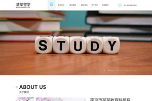 带多级筛选功能-(自适应手机端)响应式出国留学咨询教育培训机构类pbootcms网站模板下载